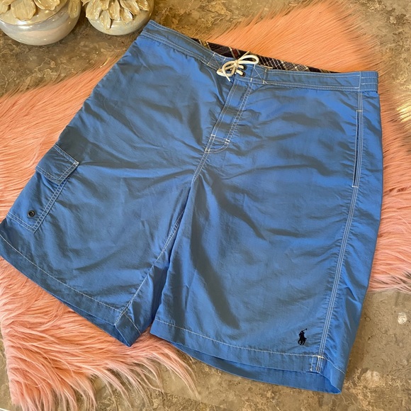 Polo Ralph Lauren Other - Polo Ralph Lauren Blue Board Shorts Size Large